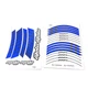 Blue GP02 Racing 17" Rim Wheel Sticker For Yamaha FZ07 MT-07 18 19 20 21