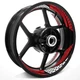 For Yamaha YZF-R1M 15-24 23 22 21 20 Motorcycle Inner Rim Sticker B01B Red