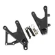 Driver Footrest Bracket Mounts w/Pegs Fit For Yamaha YZF R1 YZF R1S 2015-2024
