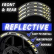SH16 Blue Reflective Wheel Sticker Tape For Honda CB190R 19-20