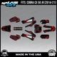 Graphics Kit for COBRA CX50 JR 2014-2021  Twitch Series - Red