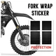 For Yamaha YZ250FX YZ125 YZ250 YZ250X YZ125X Fork Wrap Sticker TT049