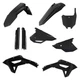 Acerbis Complete Plastic Kit Set Black For HONDA CRF250RX CRF450RX