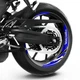 Blue Inner Decal Wheel Rim Stickers S19W For Yamaha MT09 18 19 20 21