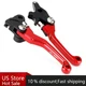 Pivot Brake Clutch Levers Red For HONDA CRF450L 2019-2021 CRF450RL 2021-2025