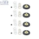 4 Air Cut Off Valve Kit carb rebuild repair set fit for Honda cb900 cb750 cb650