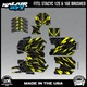Graphics Kit for STACYC 12 EDRIVE and 16 EDRIVE BRUSHED Twitch-Yellow