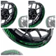 Dark Green Wheel Rim Sticker Model Kit For Honda 17 inch Wheel Motorcycles
