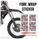 For Honda CRF300L/RALLY CRF450L XR250 MOTARD CRF250L Fork Wrap Sticker TT002