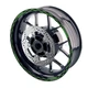 For Honda CB 919 Hornet 900 02-07 Wheel Edge Rim Stickers 17 inch C02B Green