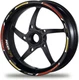 Ducati Panigale Motorcycle Wheel Decals Rim Stickers 899 959 1199 1299 Red Gold