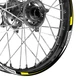 MX Bike Rim Sticker Tape Set RUSH 02 For Honda XR400R 1996-2004 00 01 02 03