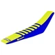 2023-2024 Husqvarna 125-450 FC TC Seat Cover BLUE NEON YELLOW BLUE RIBS 329 LOGO