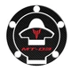 For YAMAHA MT03 MT-03 2018-2024 3D carbon fiber texture fuel tank cap sticker