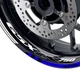 For Suzuki GSXR 750 16 17 18 19 20 21 17 inch Blue Rim Decal Wheel Stickers AA01