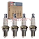 4 pc Champion Copper Plus 965 Spark Plugs for RZ7C CMR6H 7599 6785 6778 6776 ny