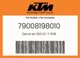 KTM Genuine Decal Set 350 Xc-F 2018 - 79008198010 KTM Genuine Decal Set 350 Xc-F 2018 - 79008198010