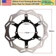 Front Floating Brake Disc Rotor Disk 260mm For Honda CRF250R CRF250RX CRF450R RX