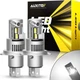 AUXITO H4 9003 HB2 LED Headlight Bulbs Kit 6000K High Low Beam White Q16 Series