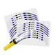 SH20 Yellow Reflective Wheel Sticker Tape For Honda CB650R 19-20