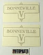 Decal, Bonneville V, Triumph, pr. (60-3950)
