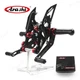 fit Yamaha FZ-07 MT-07 XSR700 2023-2025 MT07 FZ07 BLACK Racing Footrest Rearsets
