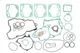 Complete set of gaskets, engine ATHENA P400270850045