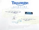 Genuine Triumph Side Faring/Panel/Cover Decal (Set of 2) 675 Triple Daytona 675