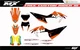 Fit KTM XCW XCFW EXC EXCF 2020 to 2023 & 2019 to 2022 SX SXF XC XCF graphic kit
