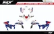 Fits YAMAHA YFZ450R 450X (2014 to 2024) graphic kit decals stickers racing yfz