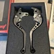 Lextek CNC Short Lever Set Black To Fit Yamaha MT01 2004-09 VMAX 1700 2009-2018