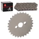 Sprocket Cam Camshaft 28T W/ Timing Chain For Honda 1979-1999 XR80R XR80 XL80S