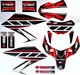 Yamaha XT660 X 2006 Onwards Red Speedblock Edition Decor Decal Sticker
