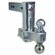 Trimax TRZ8ALHD 8" Pin & Clip Aluminum Drop Hitch for 2-1/2" Receivers-Dual B...
