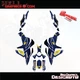 FOR SUZUKI V STROM 800 2023 2024 2025 GRAPHICS KIT DECALS STICKERS RT Yellow