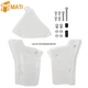 One Pair Side Panels Covers Fenders Left+Right Set For Honda XR200R XR250R White