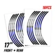 Blue R03B Rim Sticker Decal For Triumph Daytona 955i 1997-2006 05 04 03 02 01 00