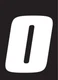DIRT DIGITS #0 4" White Competition Number Plate Decals 3/PK DD43W-0 09-6400 164