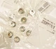 8 pieces New Yamaha 8mm flange nut 90179-08019-00