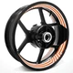 For Yamaha MT07 18-24 23 22 21 20 19 Motorcycle Inner Rim Sticker C01W Orange