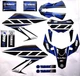 Yamaha XT660 X 2006 Onwards Blue Speedblock Edition Decor Decal Sticker