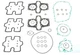 Athena Complete Gasket Kit fits Honda VF1100C V65 Magna/VF1100S V65 Sabre