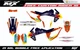 Fit KTM XCW XCFW EXC EXCF 2017 to 2019 & SX SXF XC XCF 2016 to 2018 graphic kit