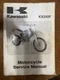 2004 OEM Kawasaki KX250F 2004 KX250F Service Repair Manual Part# 99924-1324-01