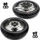 KKE 3.5/4.25*17" Supermoto Wheels Tires for Suzuki DRZ400 DRZ400E DRZ400S Black