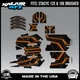 Graphics Kit for STACYC 12 EDRIVE and 16 EDRIVE BRUSHED Electron-orange