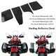 Black Saddlebag Hardbag Reflective Stickers For Ducati Multistrada 1200 /1260 GT