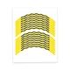 Yellow 17 inch Tape Stripe Rim Stickers C02B For Suzuki SV 650X 19-20