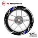 17'' Rim Wheel Sticker Vinyl Decal S03 For Suzuki GSX1250FA SEGSX1300R