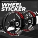 17 inch Rim Decal Wheel Sticker For Suzuki SFV650 GSF1250 S GSX1250 FA SE